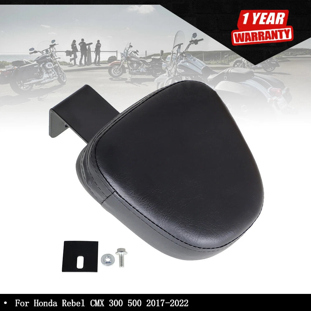 Driver Backrest Sissy Bar Pad for Honda Rebel CMX 300 500 (2017–2022)