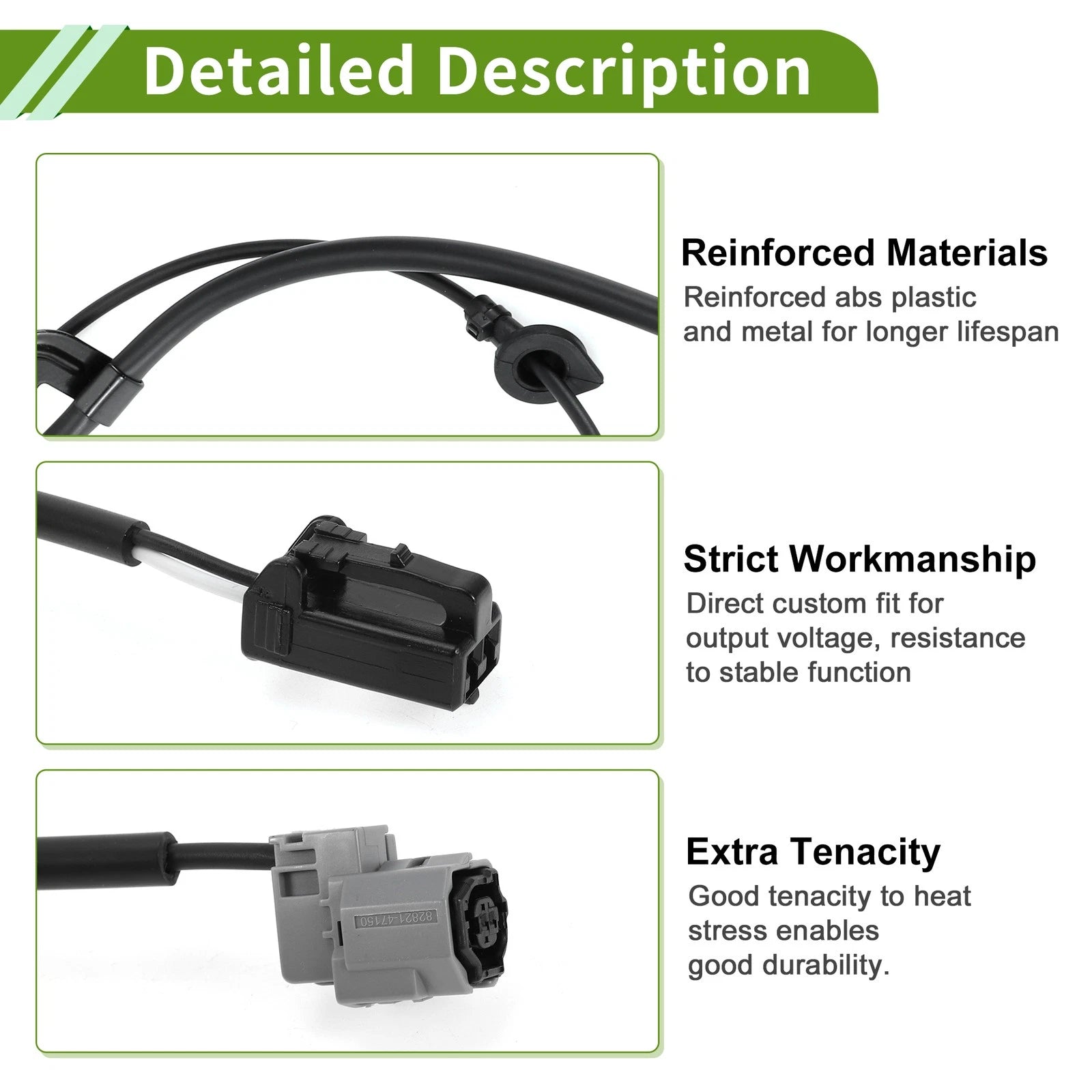 ABS Wheel Speed Sensor Replacement Rear Left for Toyota Camry (2012–2017)