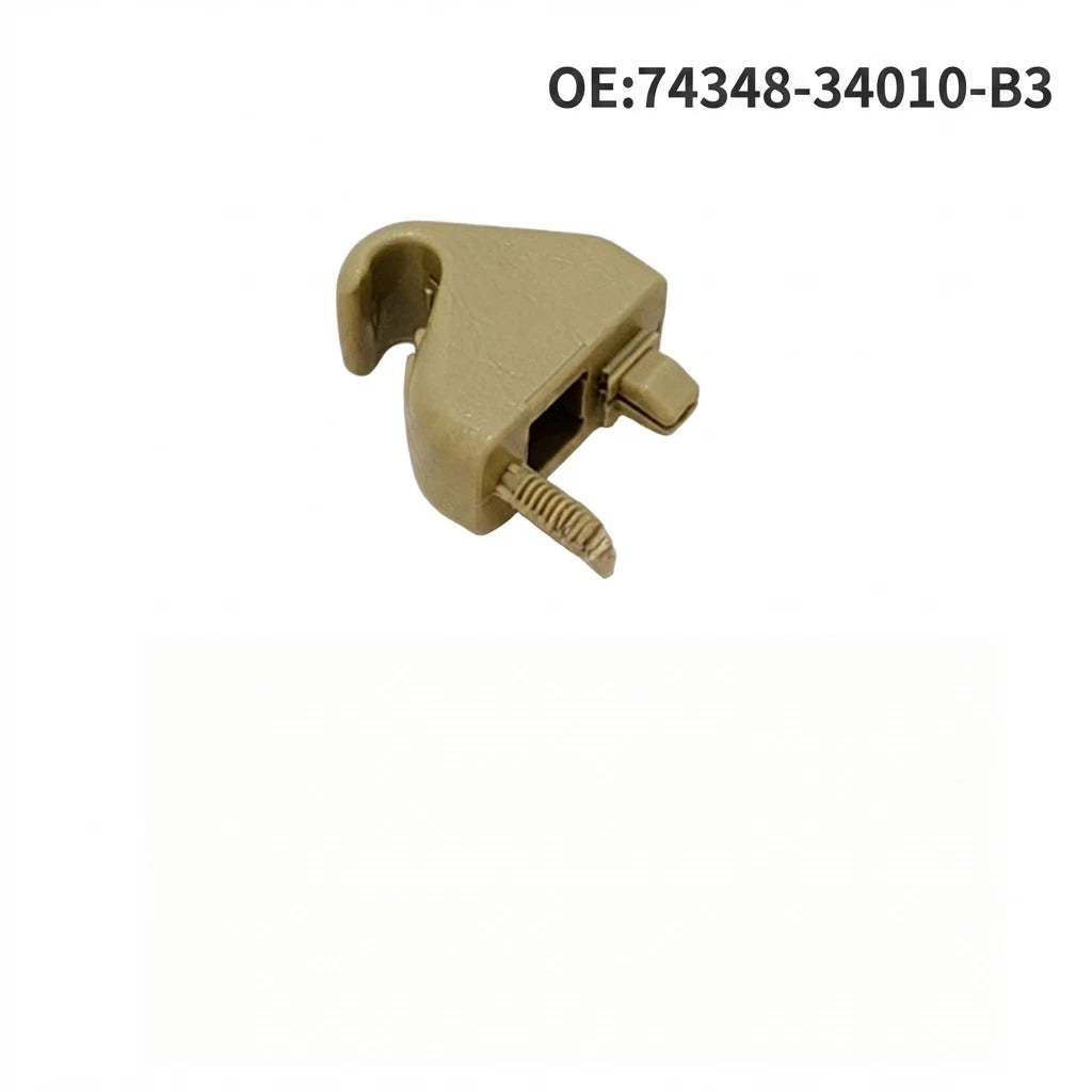 OEM 7434834010B3 Gray Visor Hook Clip for Select For TOYOTA and For LEXUS