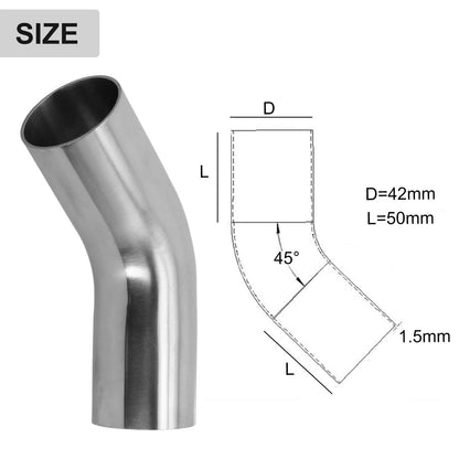 Exhaust Pipe for Specific Needs Degree Bend