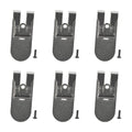 6pcs Belt Clip with Screw for DCF620 DCF620B DCF622 (2017–2023)