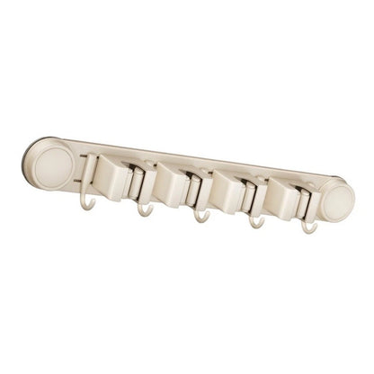 Suction Cup Mop Holder for Vertical Storage of Cleaning Tools