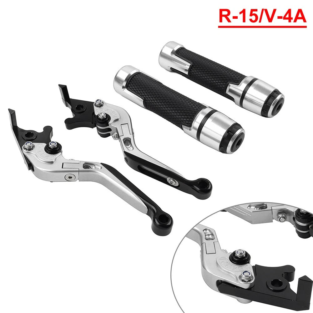 Folding Extendable Brake Clutch Lever Grip Set for Yamaha YZF