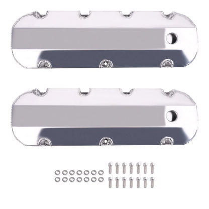 Fabricated Aluminum Tall Valve Covers for Big Block Chevy 454 (1965–1995)