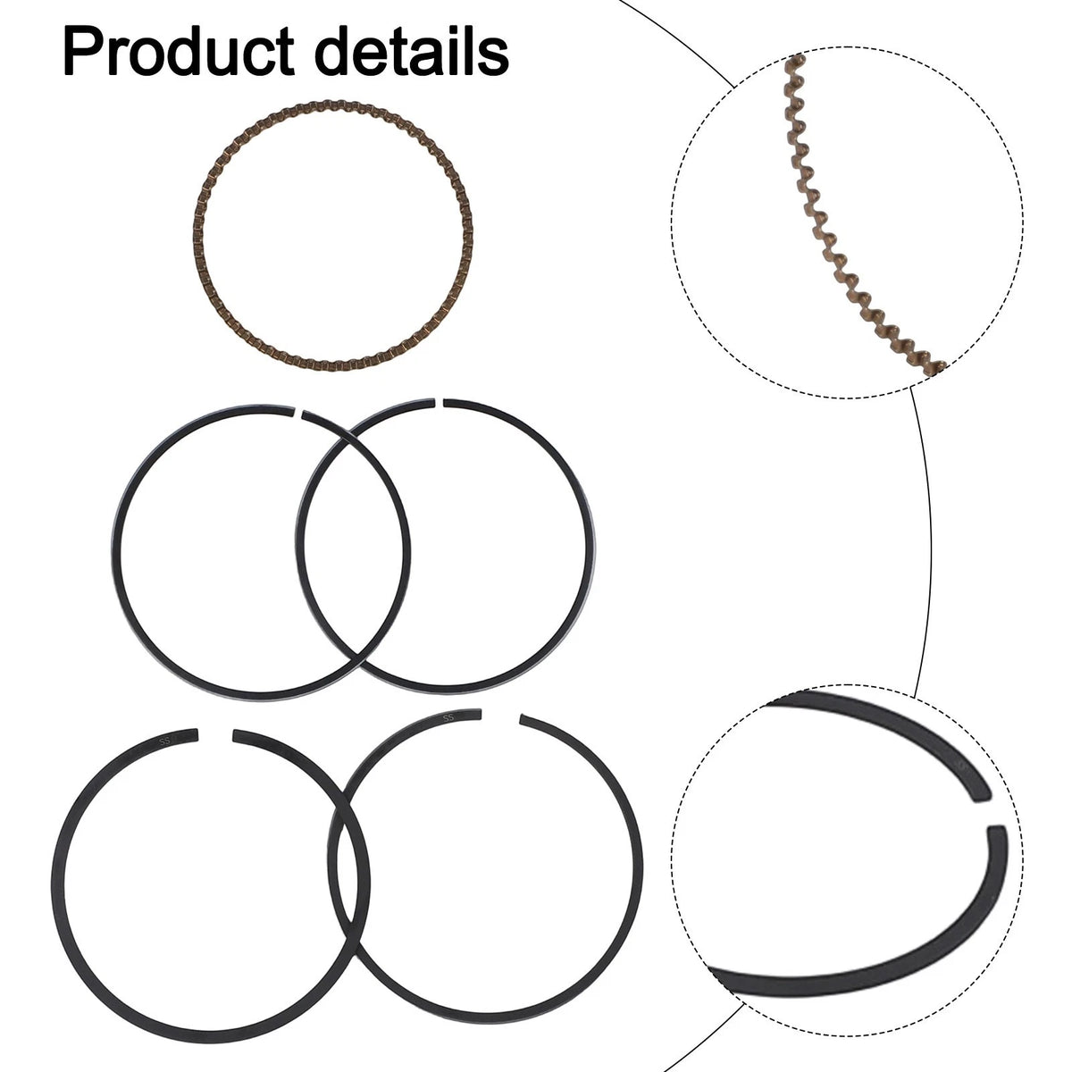 Piston Rings for Honda GX100 (2000–2023)