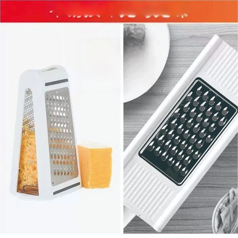 Stainless Steel 2-Way Grater for Cheese, Butter, Hard Vegetables