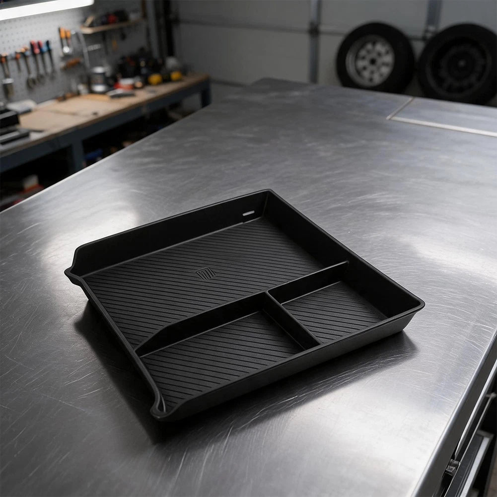 2PCS for Kia For Telluride 2027 Lower Storage Box with Wireless Charging Pad