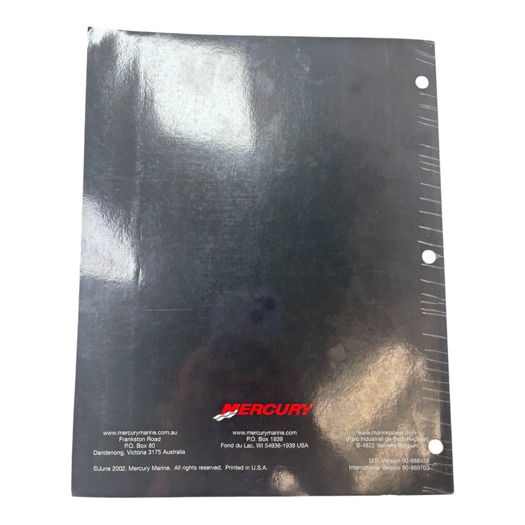 OptiMax Jet Drive Service Manual for Mercury (2002) 90-888438