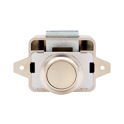 Secure Push Button Door Lock for RV Camper Yacht Cabinet Installation