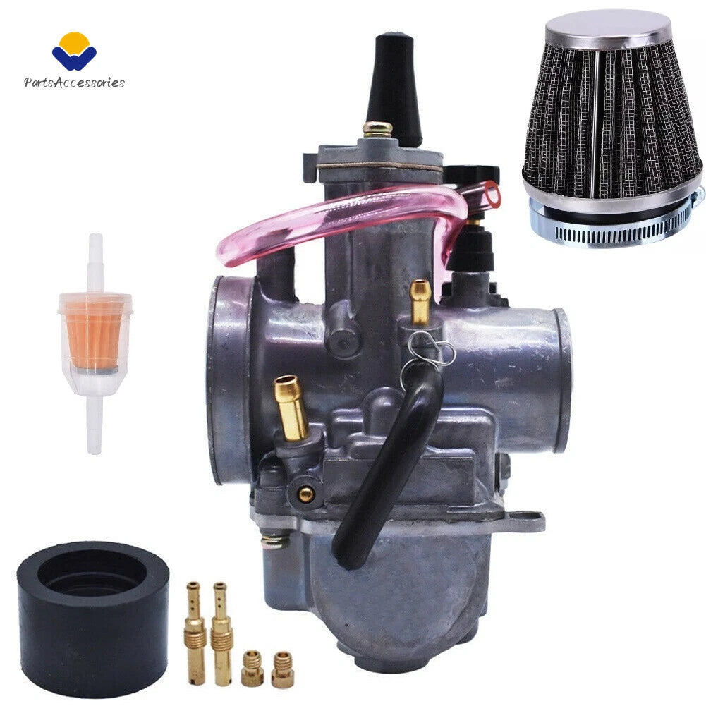 Carburetor + Air Filter for Yamaha YZ80 YZ85 YZ125 Kawasaki (1990–2023)