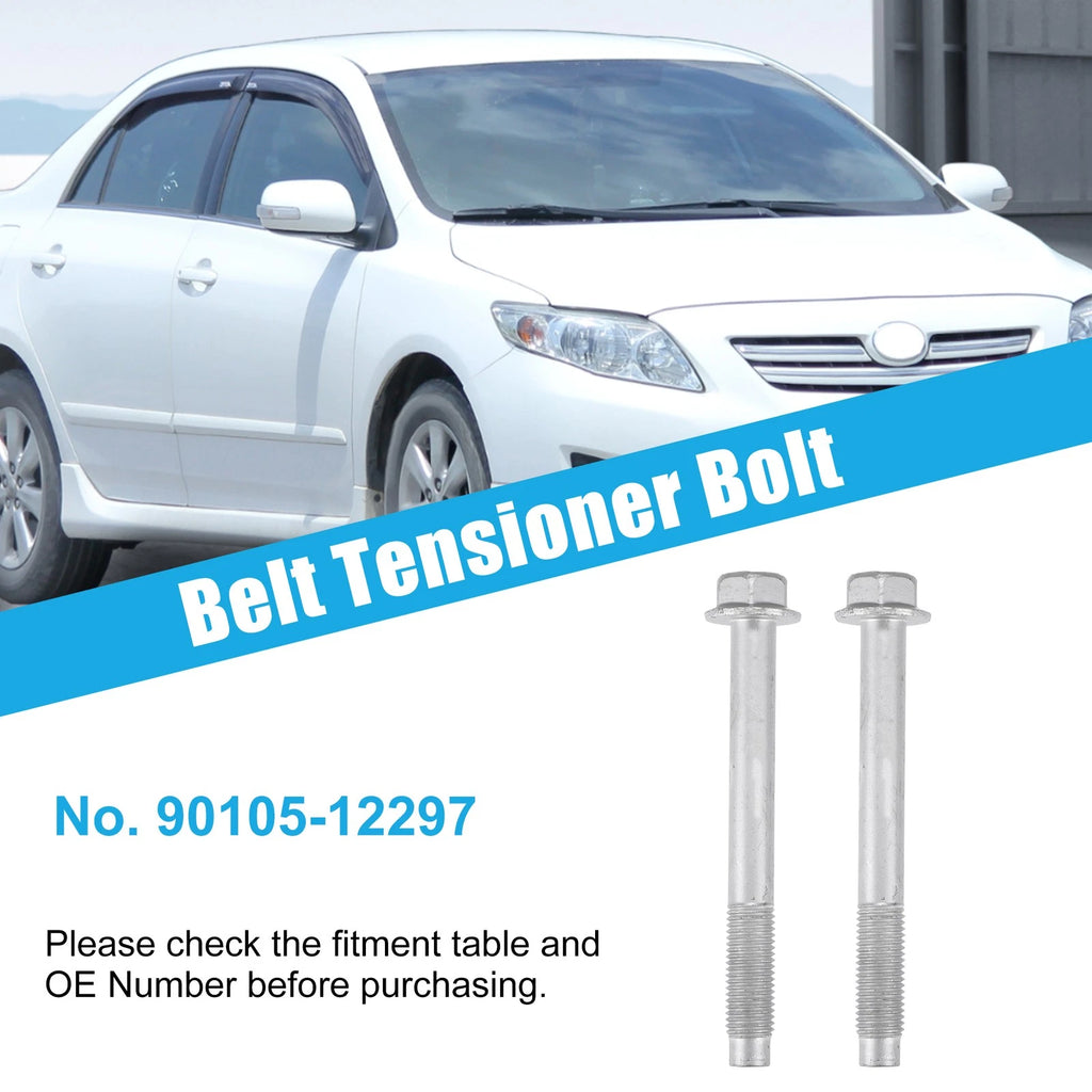 Pulley Tensioner Bolts Replacement 2pcs for Toyota Corolla (1998–2008)