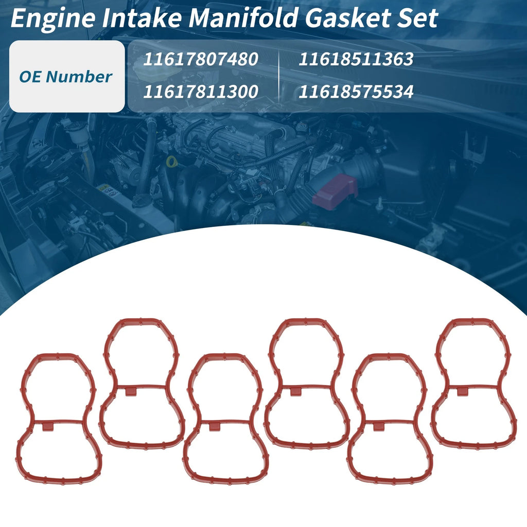 Intake Manifold Gasket Replacement w Intake Flap Delete Plug for BMW (2011–2018)