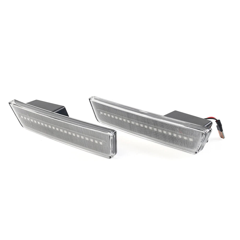 1 Pair Yellow LED Front Side Marker Light for Dodge Challenger (2008–2014)
