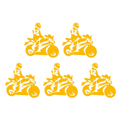 5 Pack Weatherproof Motorcycle Decals Car Stickers PVC