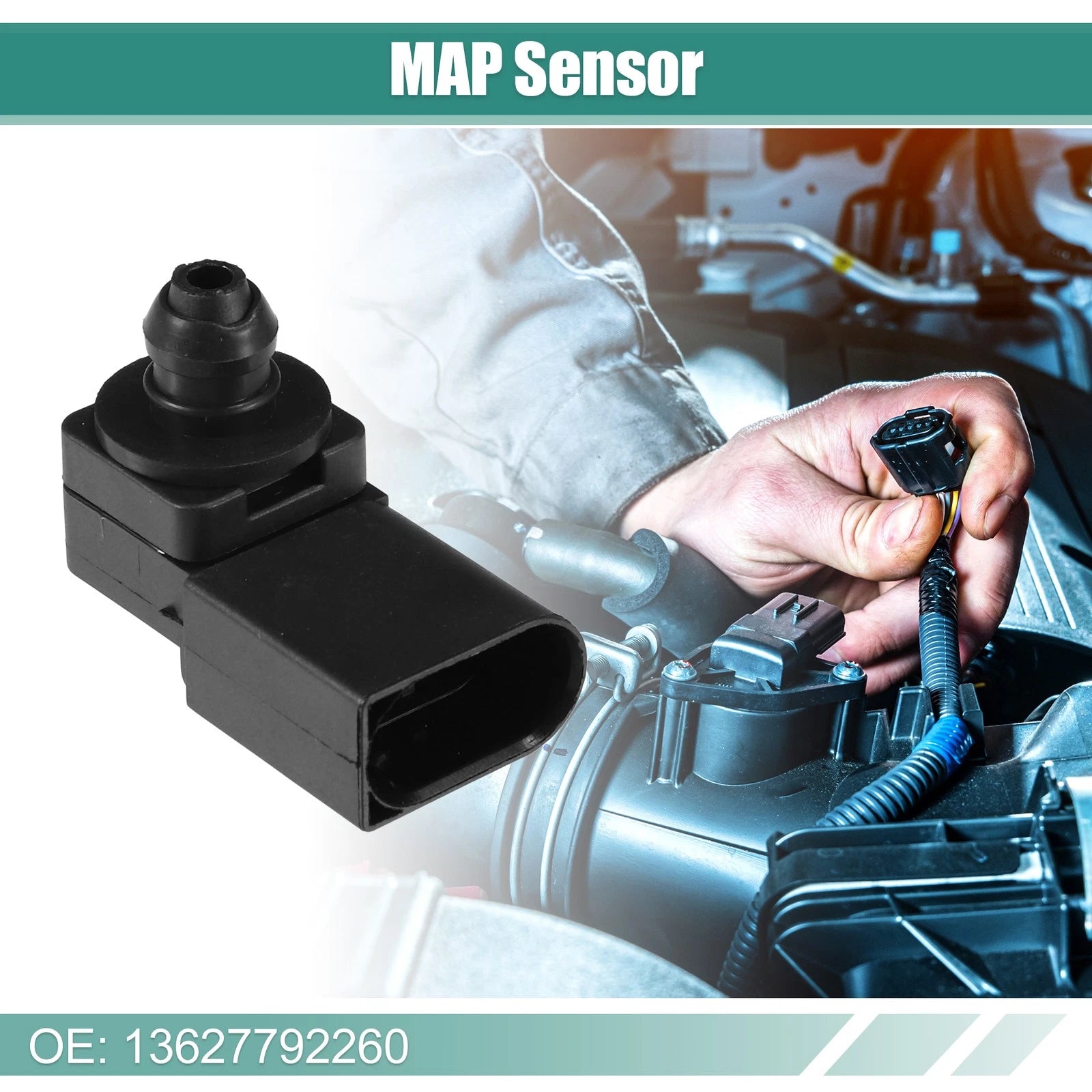 Manifold Absolute Pressure Sensor for BMW 335d 3.0L (2009–2011)