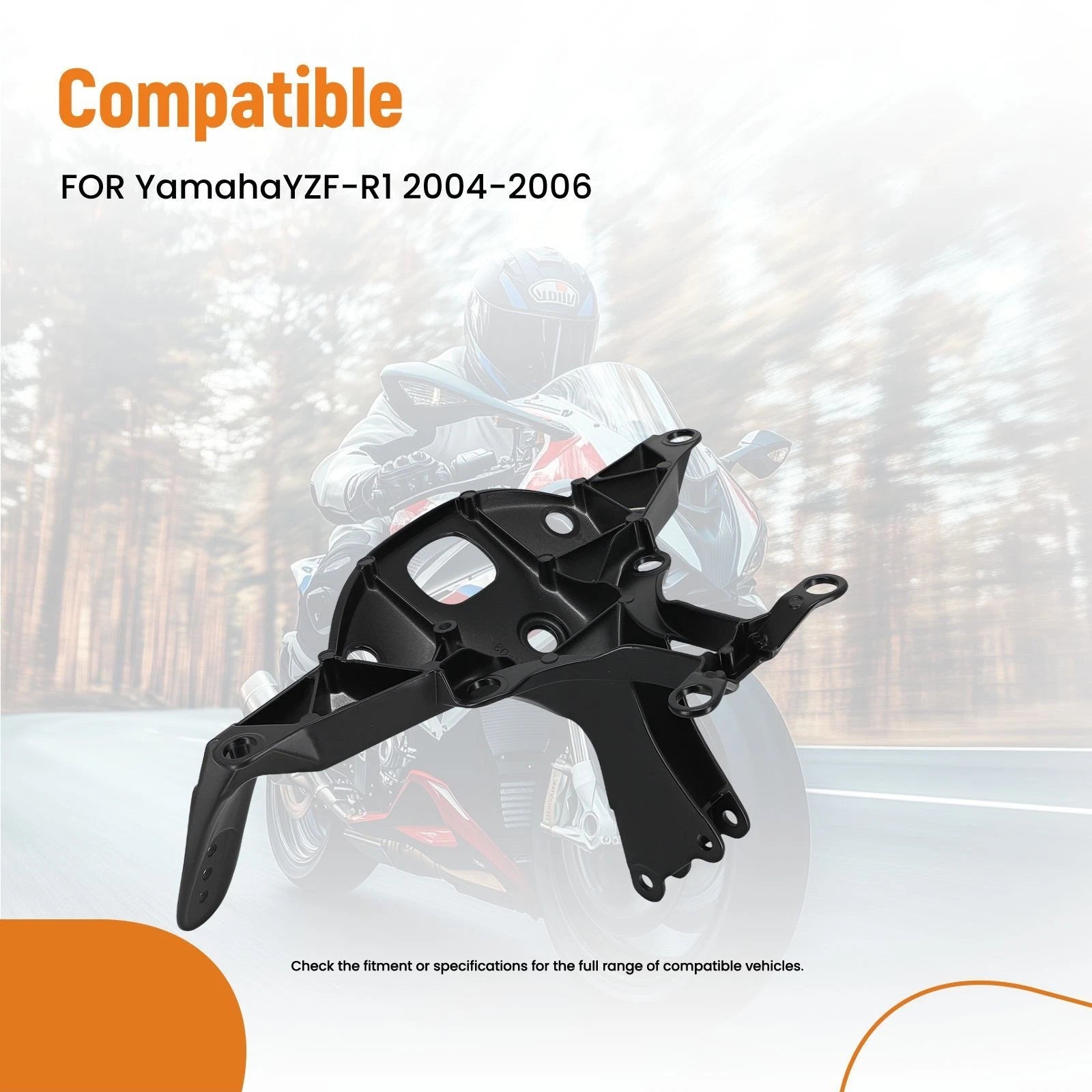 Upper Stay Fairing Headlight Bracket for Yamaha YZF-R1 (2004–2006)