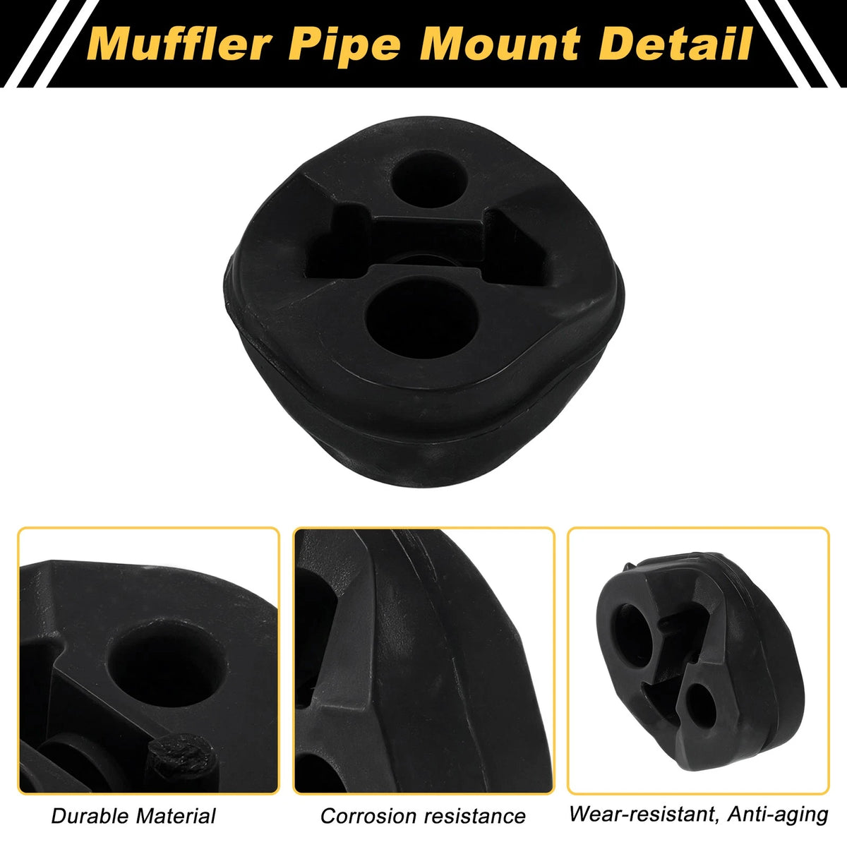 Muffler Exhaust Hanger for Mercedes-Benz E-Class (1996–2002) 2104920344 Rubber