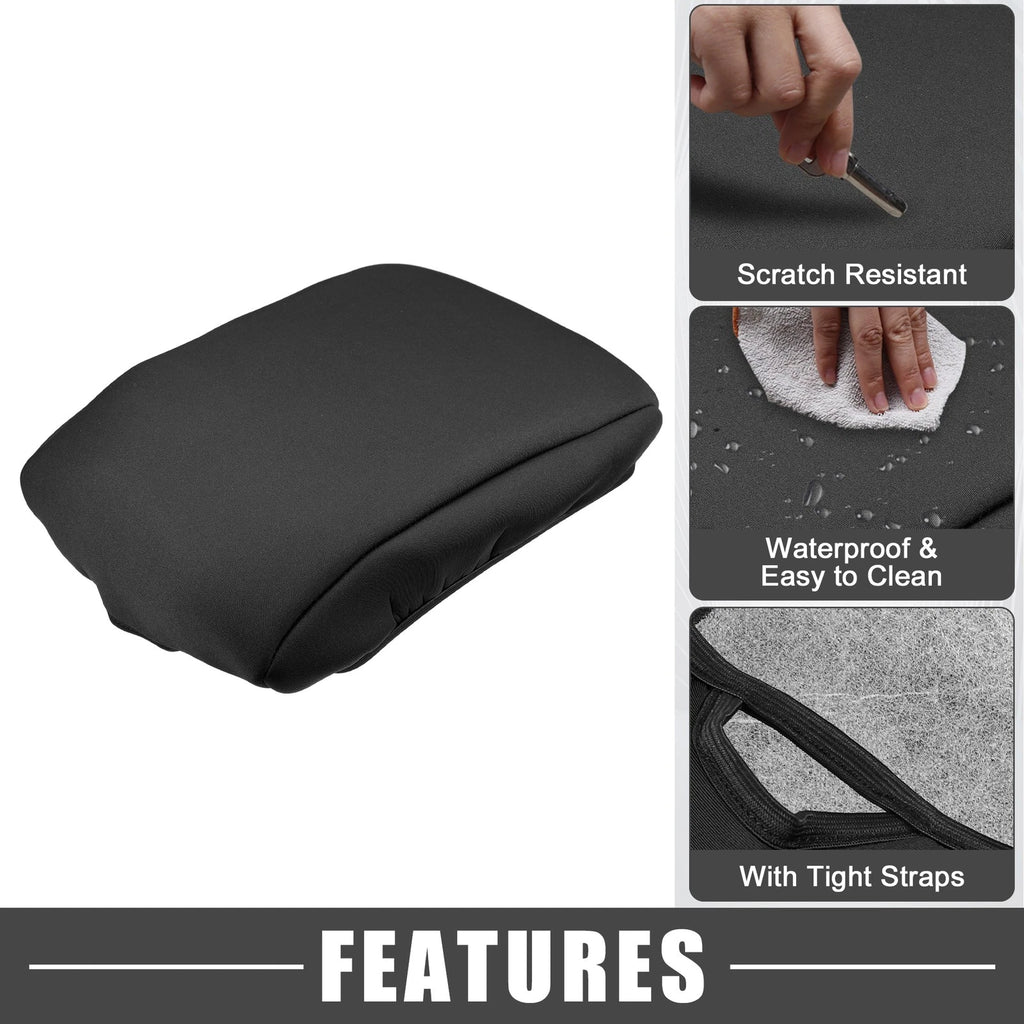 Center Console Armrest Cushion Cover for Toyota 4Runner (2010–2023) Black