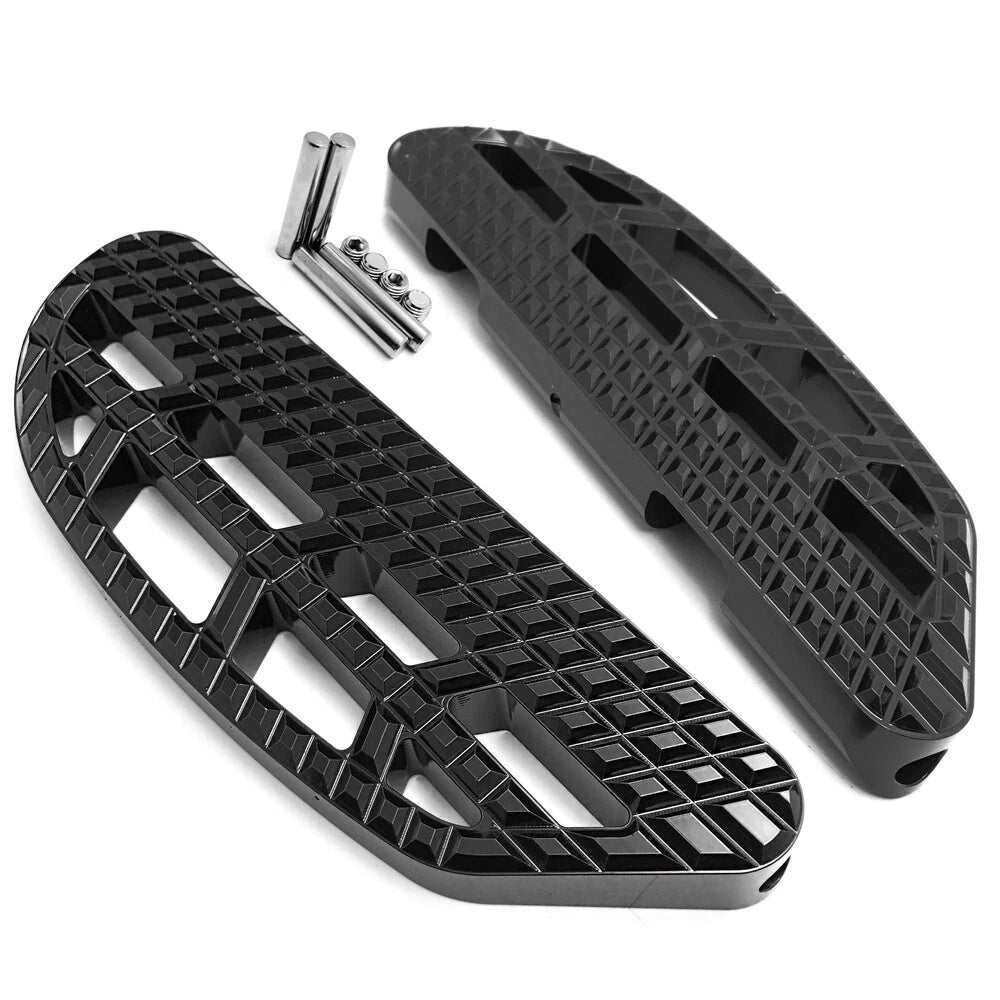 Dominator Leaf Streamliner Passenger Footboard for Harley Touring (1993–2008)