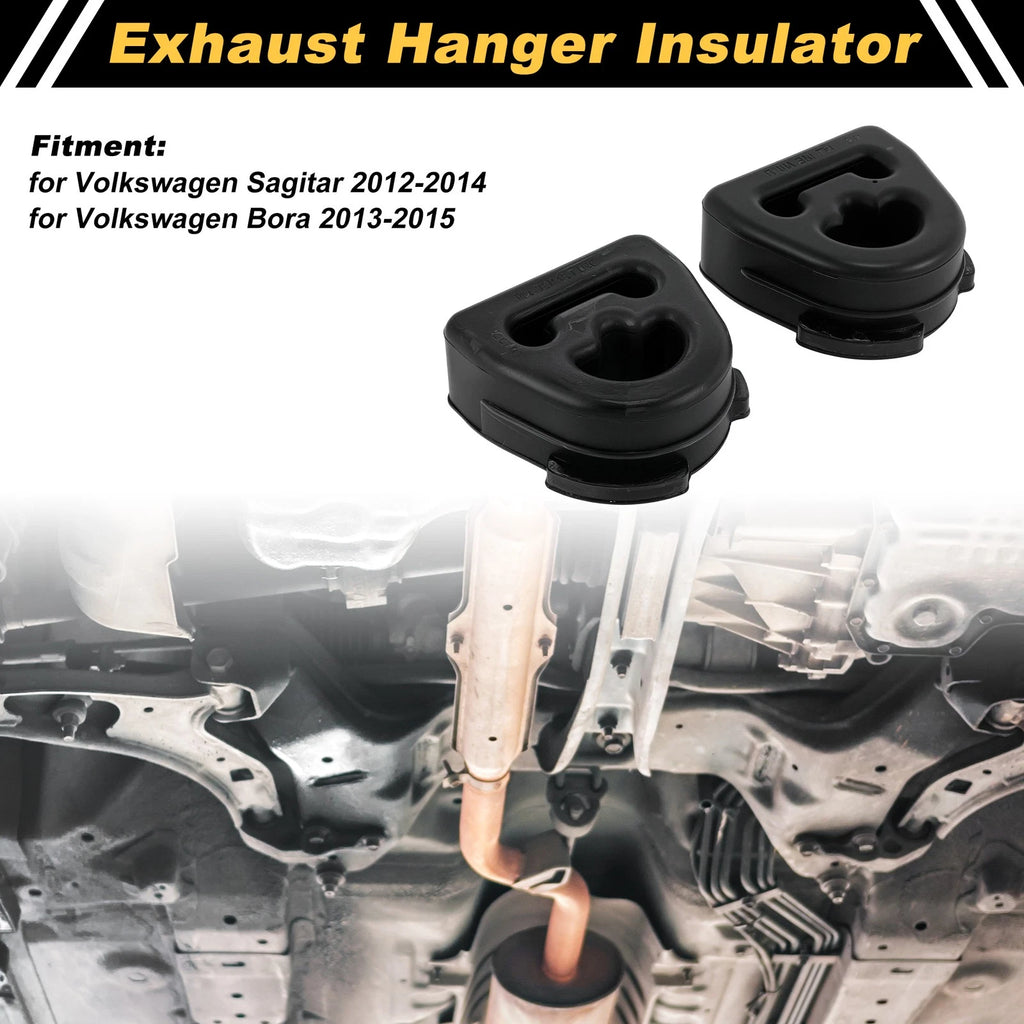 Exhaust Muffler Hanger Rubber 2PCS for Volkswagen Sagitar (2012–2014)