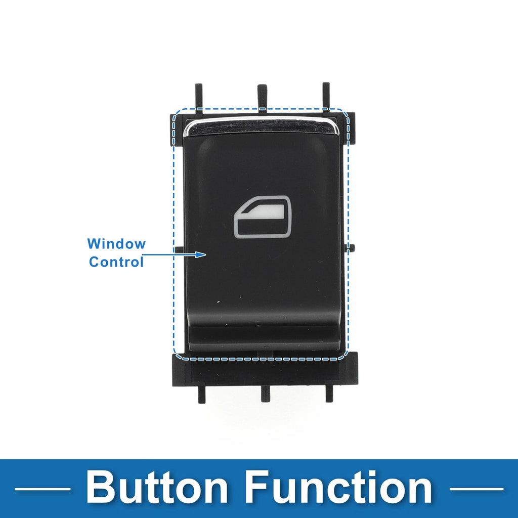 Passenger Power Window Switch for Volkswagen Jetta for Santana (2011–2018)