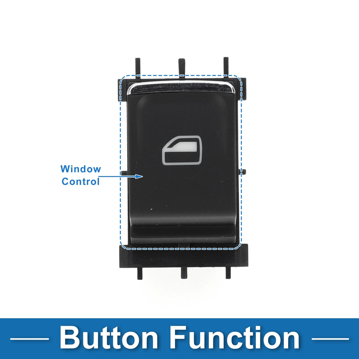 Passenger Power Window Switch for Volkswagen Jetta for Santana (2011–2018)