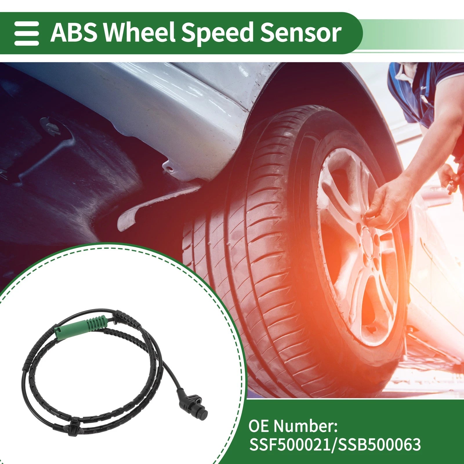 ABS Wheel Speed Sensor No.SSF500021 for Land Rover Range Rover L322 (2002–2012)