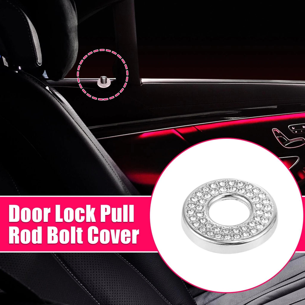 Door Lock Pull Rod Bolt Cover Set (4pcs) for Mercedes-Benz C Class (2015–2019)