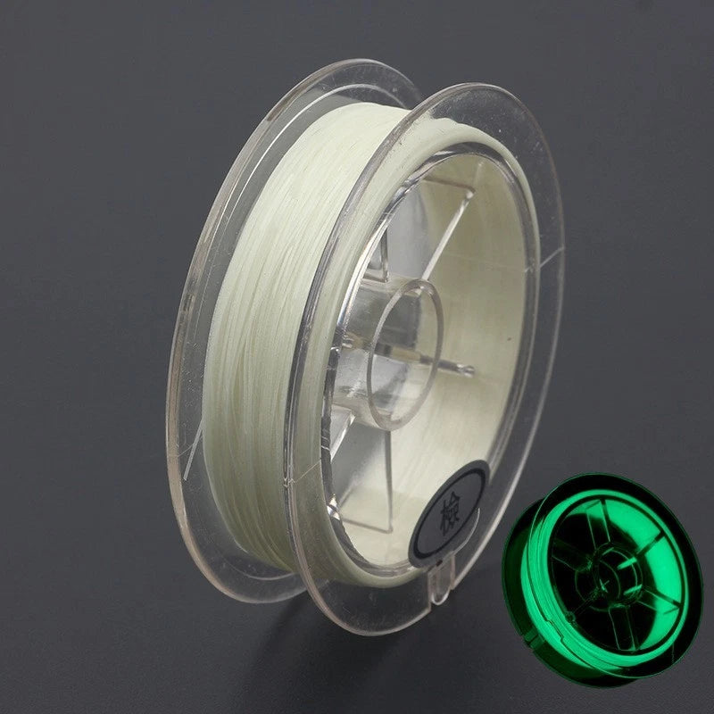 Glow Flat Thread 0.37mm Polymer Nylon for Fly Tying (50M)