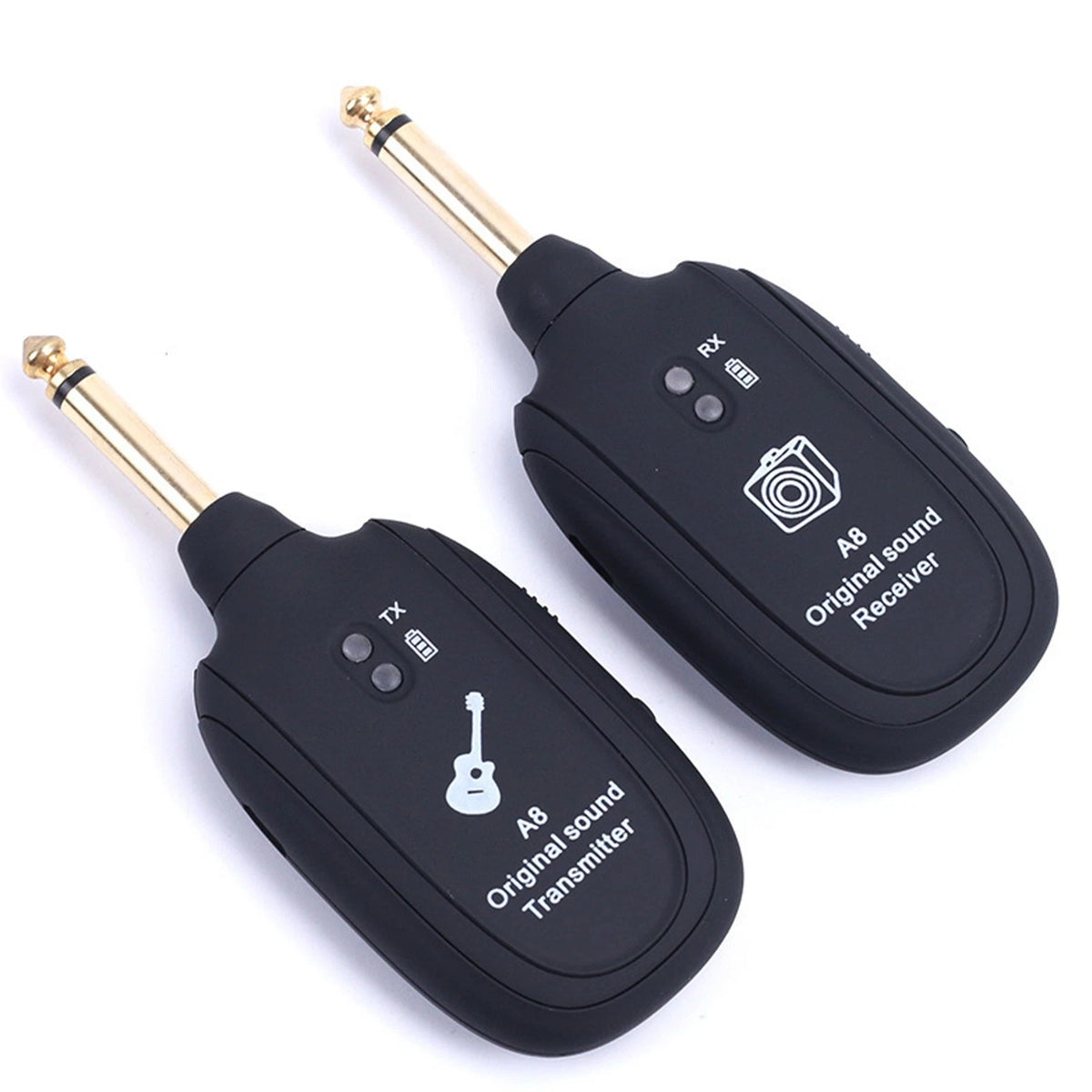 Wireless Audio Transmitter Receiver Kit for Guitar (730MHz)