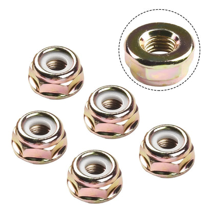 Set of 5 M10x1.25 Spare Nuts for Gear Brush Cutter String Trimmer