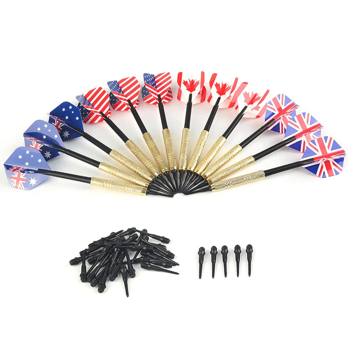 12 Pcs Soft Tip Darts for Electronic Dartboard with 36 Extra Tips