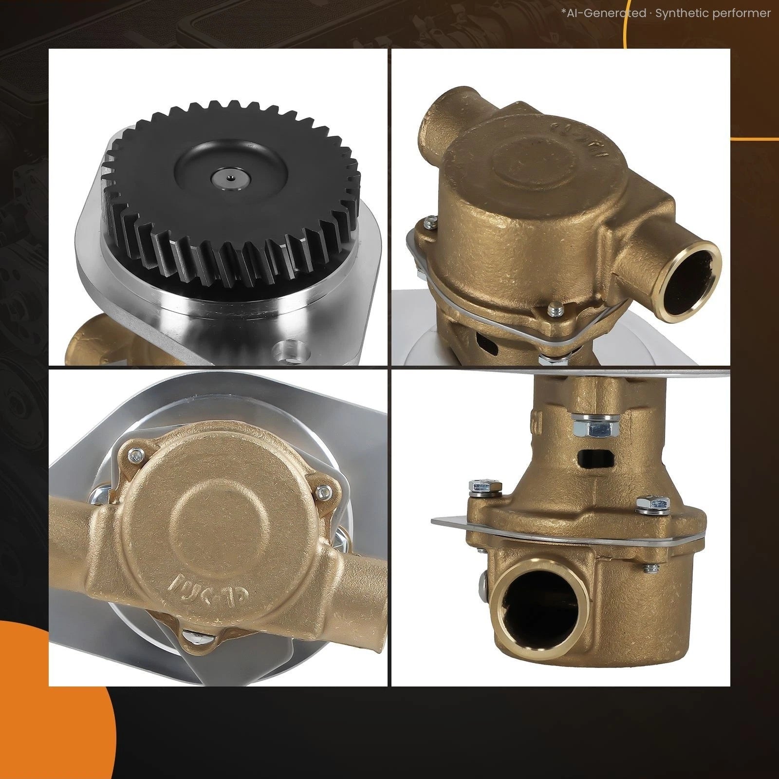 Bronze Water Pump for Cummins 4B/6B Engine (M71, 3907458)