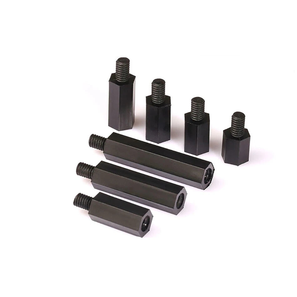 Nylon Spacer Hex Column Standoff Support Screw Nut for M3-M4 (Universal)