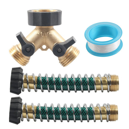 2 Way Hose Splitter Connector for Garden Hose (3/4")