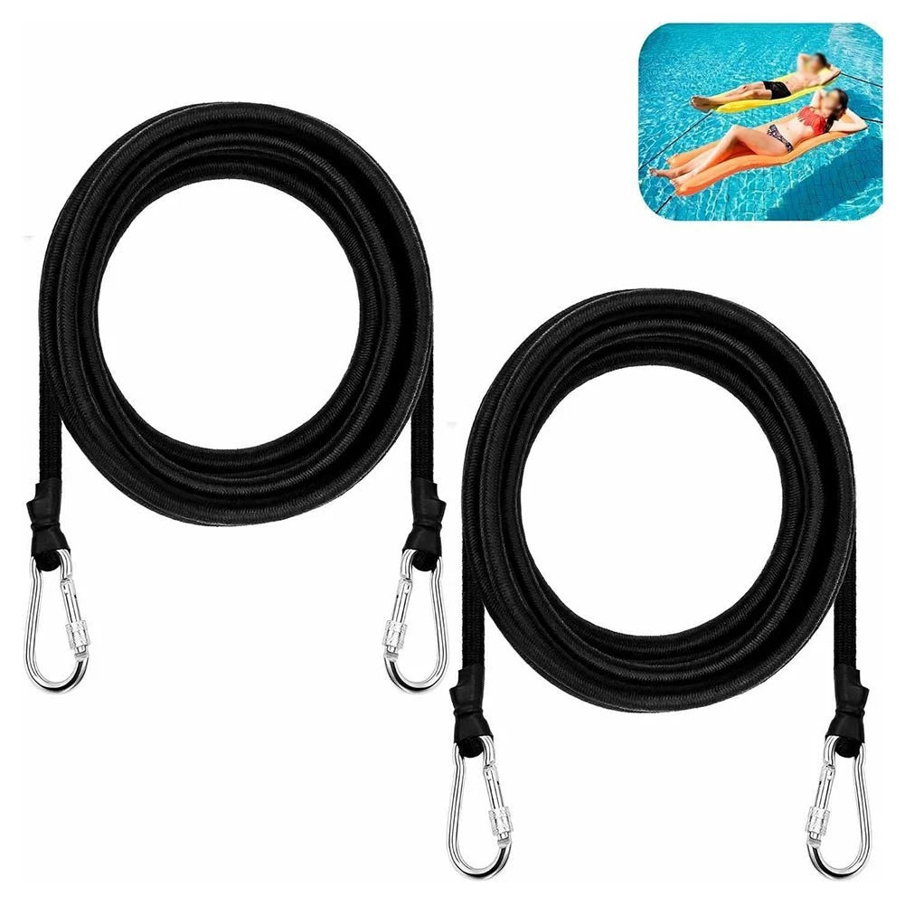 Bungee Cord Hooks for Outdoor Accessories - Easy Installation, High Elasticity