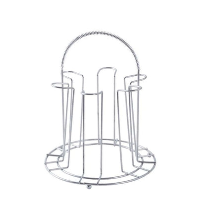 Stainless Steel Cup Rack Holder for Glass Drain and Storage