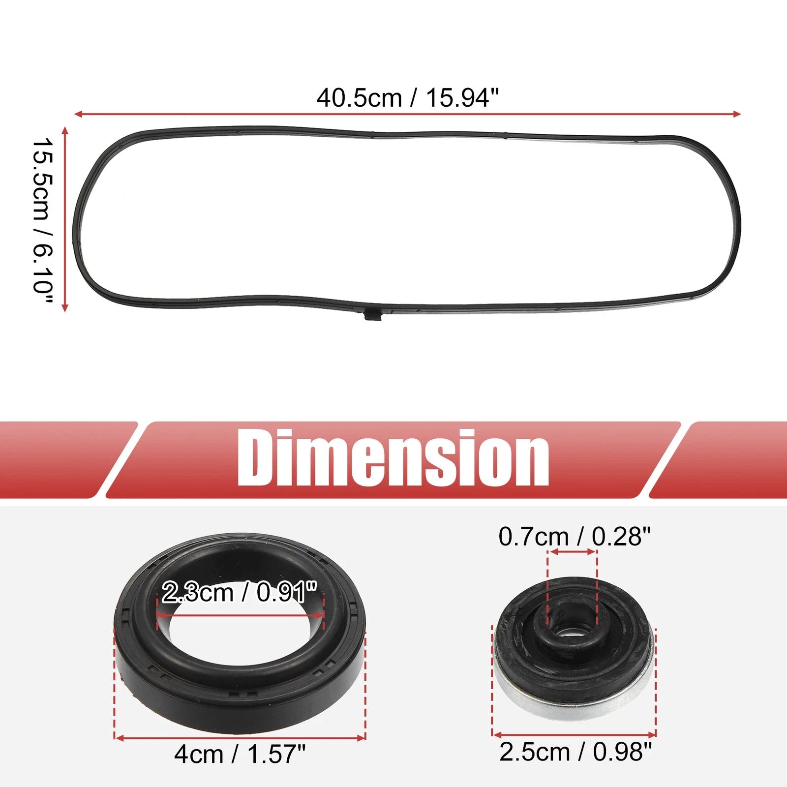 Engine Valve Cover Gasket Set for Honda Accord Odyssey Pilot (2003–2020)