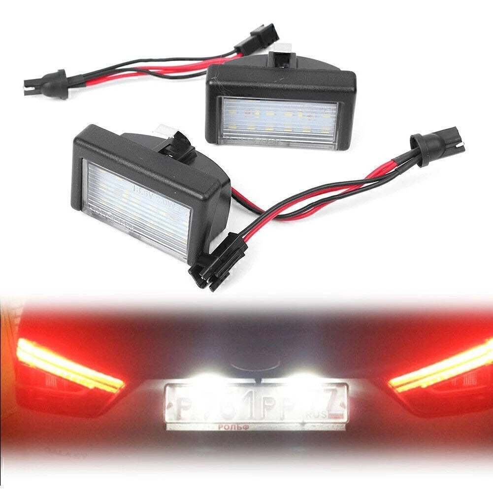 2X LED License Plate Light for Benz ML W164/X164 (2006–2015)
