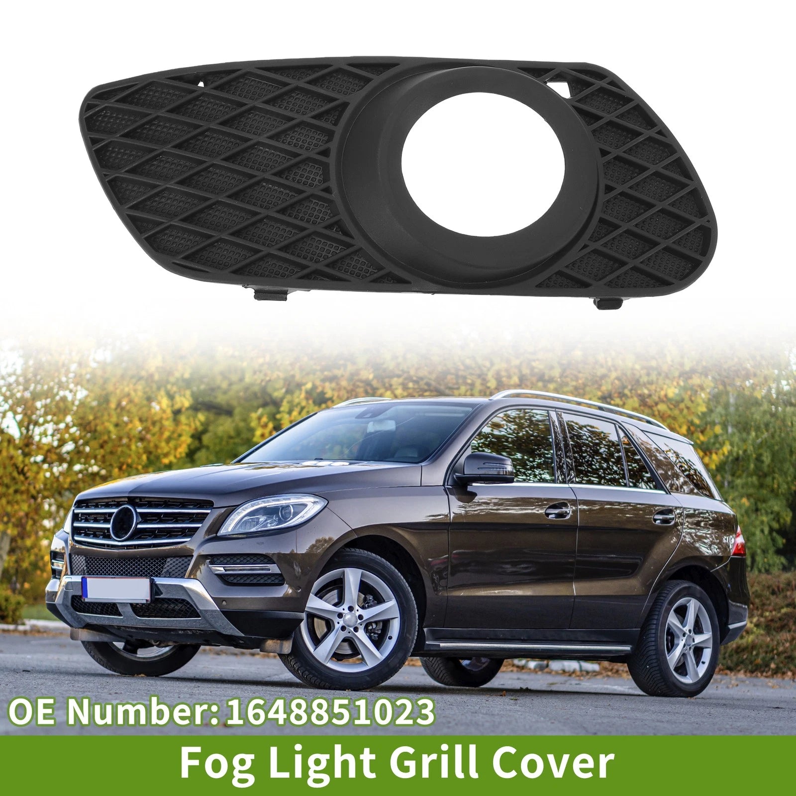 Front Right Fog Light Grill Replacement for Mercedes-Benz ML350 (2006–2007)