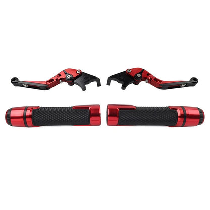 Folding Extendable Brake Clutch Lever for Kawasaki ZX6R/RR (2000–2004) Red