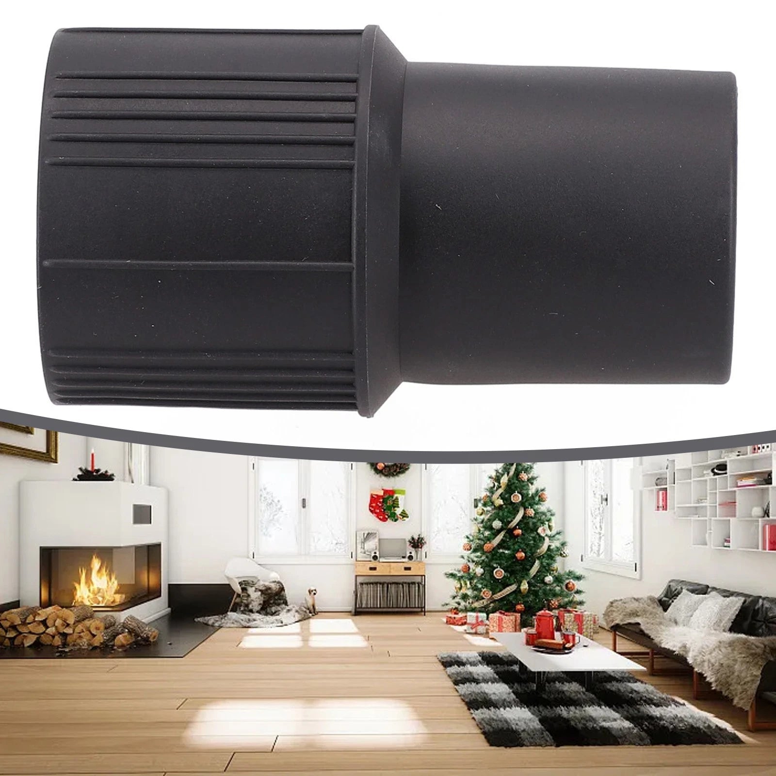 Vacuum Cleaner Hose Connecting Adapter 38mm Inner 45mm Outer