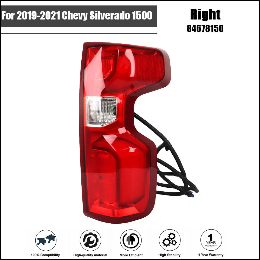 Tail Light Assembly for Chevy Silverado 1500 (2019–2021) RH Passenger LED