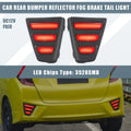 Rear Bumper Reflector LED Brake Tail Light for Honda Fit Jazz (2014–2017)