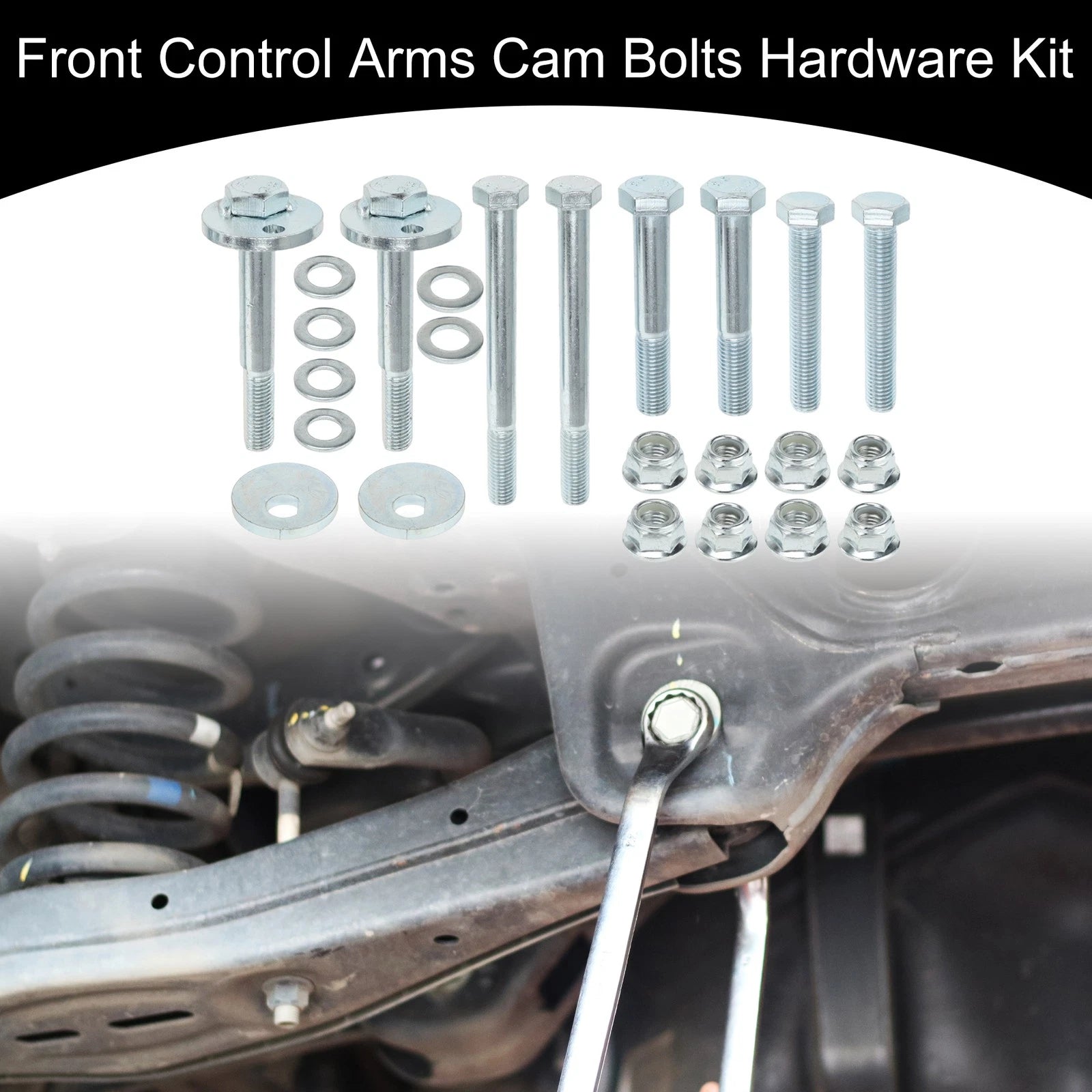 Front Control Arm Cam Bolts Hardware Kit for Dodge Ram 1500 (2002–2008)