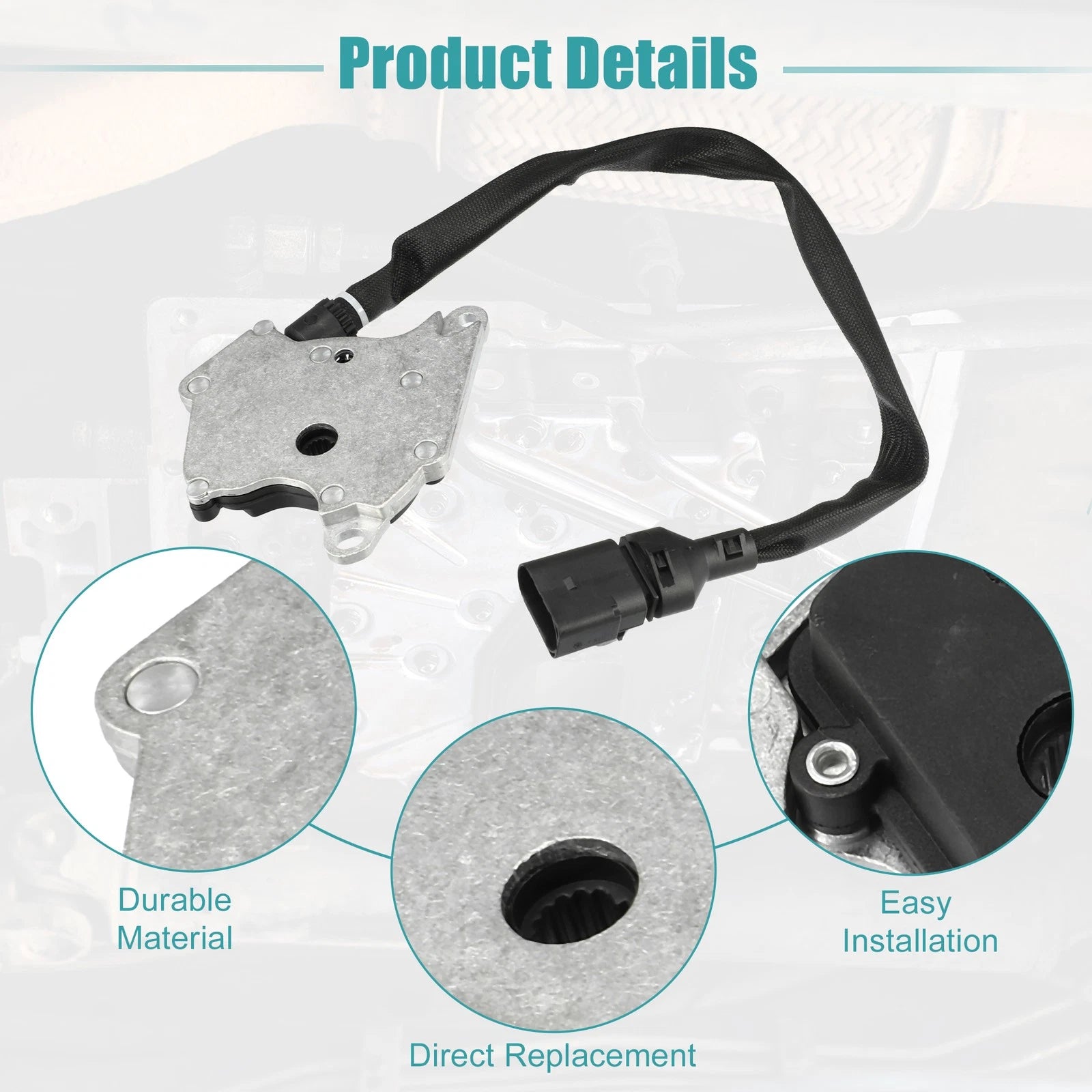 Neutral Safety Switch for VW and Audi Multi Function Transmission (1998–2016)