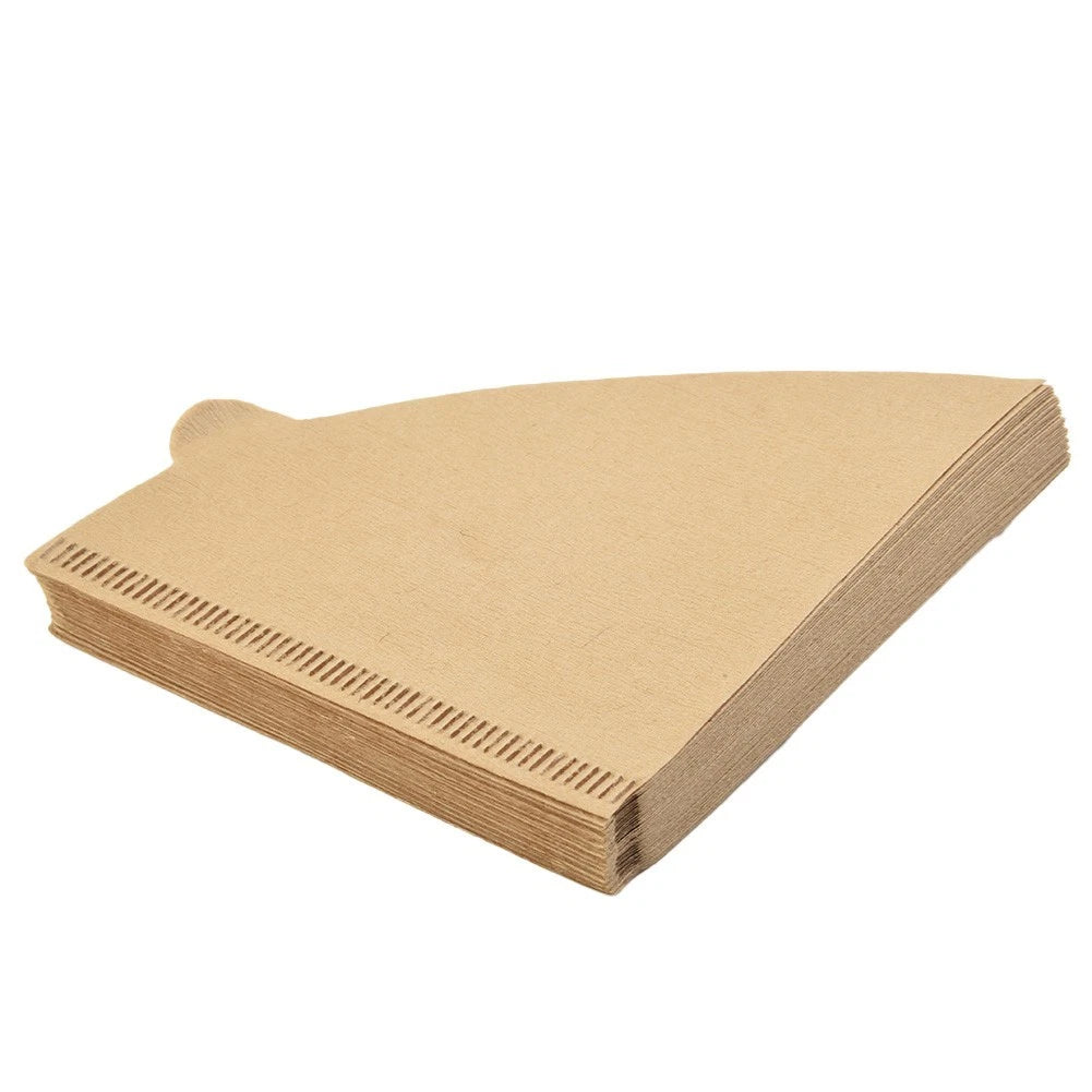 Set of 40 Unbleached Brown Coffee Filter Paper for Machine Maker