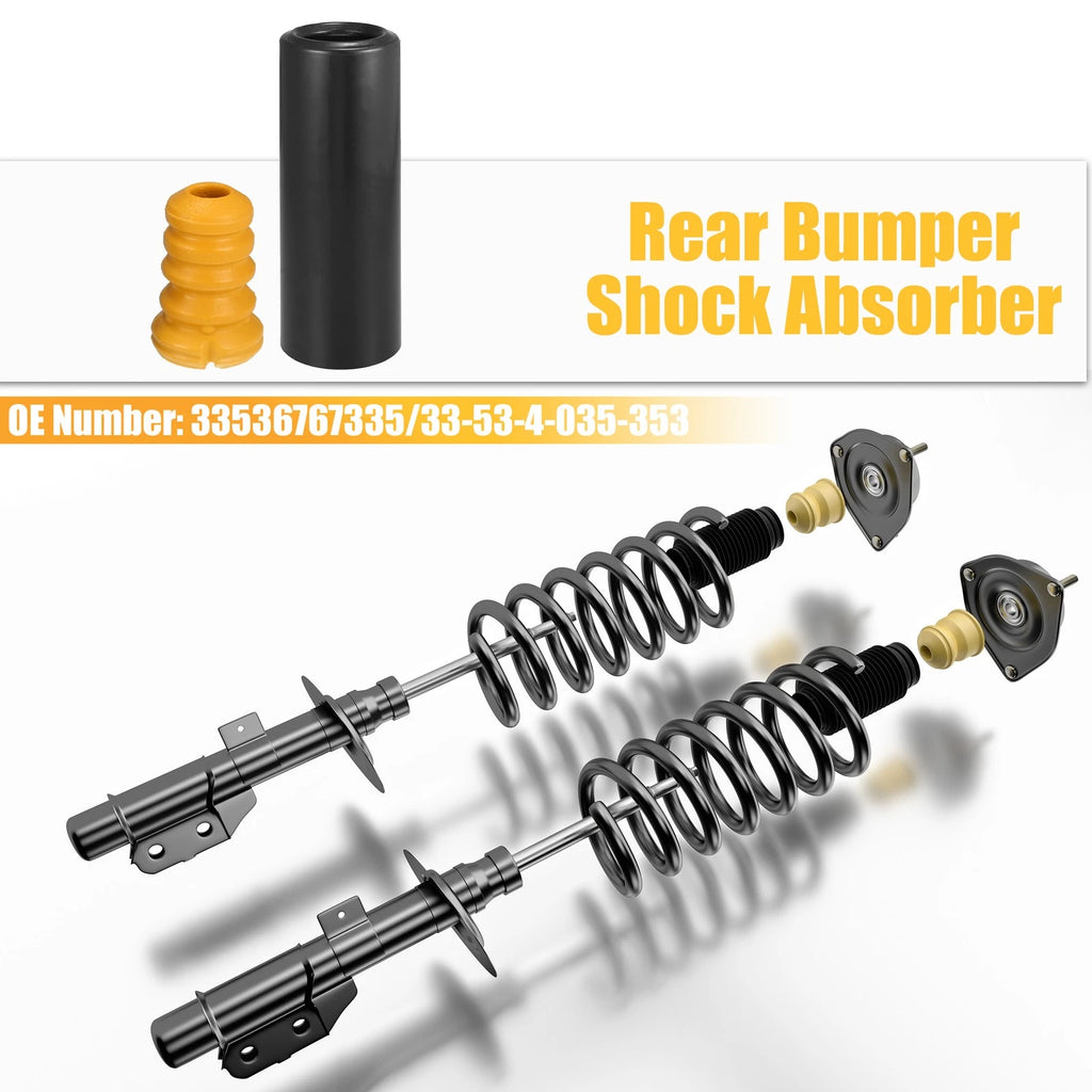 Rear Bumper Shock Absorber Rear Bump Dust Cover for BMW (2005–2015)