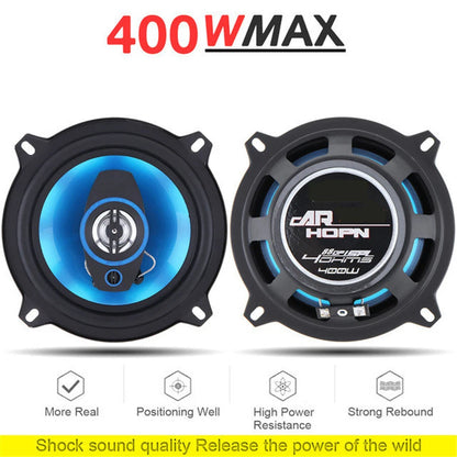 2Pcs 5" 400W 2 Way Hifi Speaker for Universal Car
