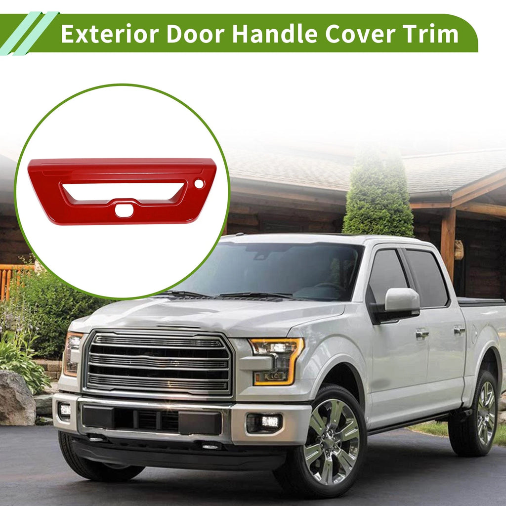 Tailgate Trim for Ford F150 (2015–2020) Red ABS 1 Pc